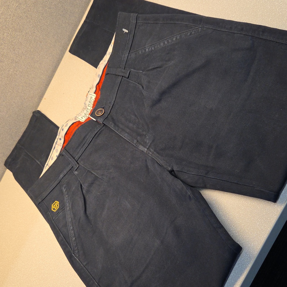 Philipp Plein Luxury Black Chino's